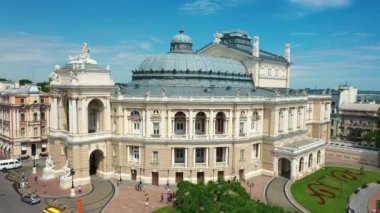 Odessa Opera Binası Hızlı Harekette Yükseklik
