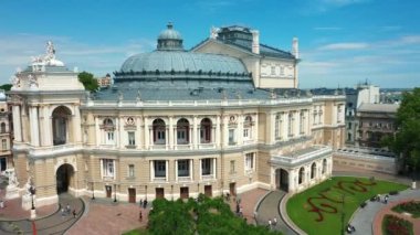 Odessa Opera Binası Hızlı Harekette Yükseklik