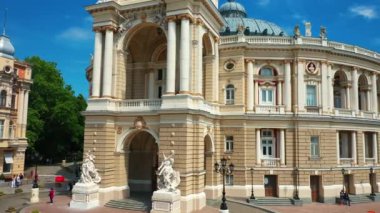 Odessa Opera Binası Hızlı Harekette Yükseklik