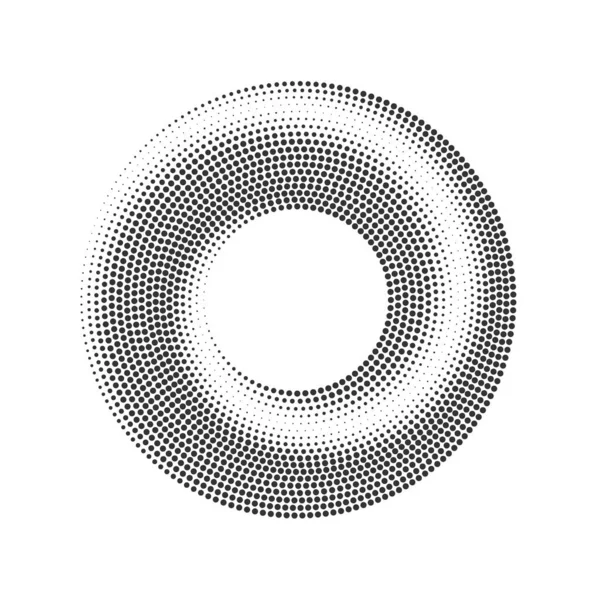 抽象点缀半色调圆形图案 — 图库矢量图片