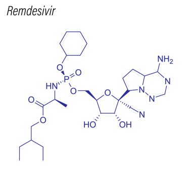 Kalıntıların iskelet formülü. Uyuşturucu kimyasal molekülü.