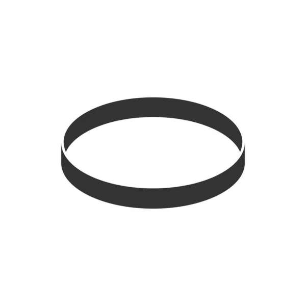 Vektorová ikona Ring. Symbol kruhu — Stockový vektor