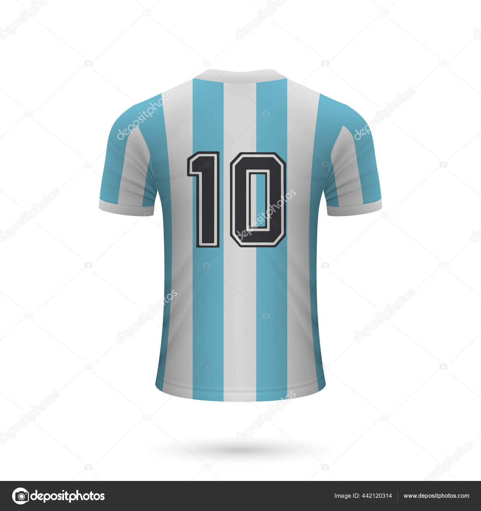 Camiseta de fútbol realista atlético de madrid 2022, plantilla de camiseta  para
