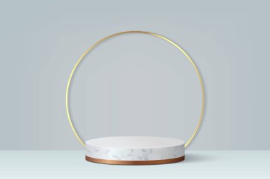 Podyum, Kozmetik Ürün Sunum Model Arkaplanlı 3d minimal sahne