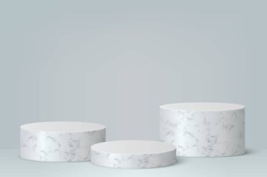 Podyum, Kozmetik Ürün Sunum Model Arkaplanlı 3d minimal sahne