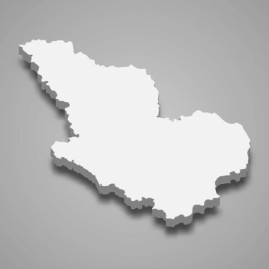 3d izometrik Medine haritası, Suudi Arabistan 'ın bir bölgesidir.