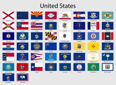 Amerika Birleşik Devletleri ve tüm Amerika Birleşik Devletleri bayrakları toplansın