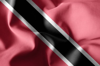 Trinidad ve Tobago 'nun gerçekçi ipek bayrağı
