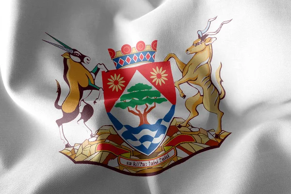 Illustrazione Bandiera Del Capo Settentrionale Una Regione Del Sud Africa — Foto Stock