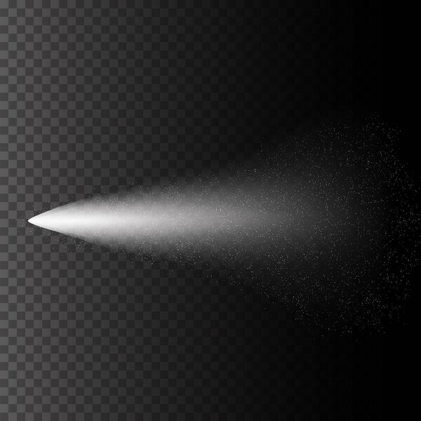 эффект тумана спрей изолирован на прозрачном фоне, шаблон для вашего дизайна