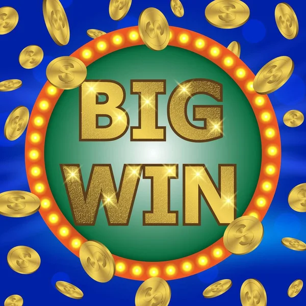 Jackpot Juego Retro Banner Signo Decoración Cartelera Para Casino Ganador — Archivo Imágenes Vectoriales