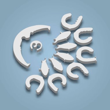 Durrat Al Bahreyn 'in 3D izometrik haritası, Bahreyn' de bir yapay adadır.