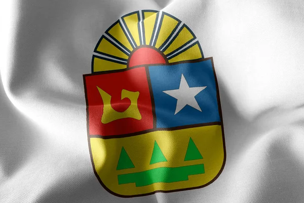 Σημαία Εικονογράφηση Του Quintana Roo Είναι Μια Περιοχή Του Μεξικού — Φωτογραφία Αρχείου