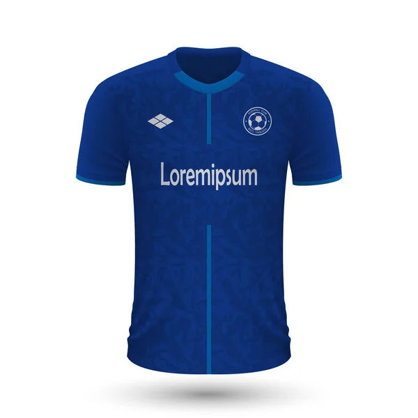 Realistisk Fotboll Skjorta Getafe 2022 Jersey Mall För Fotboll Kit — Stock vektor