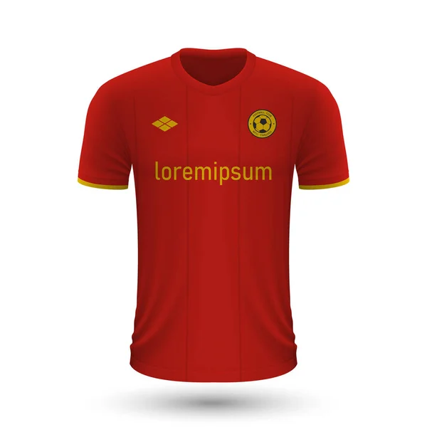 Chemise Football Réaliste Roma 2022 Modèle Maillot Pour Kit Football — Image vectorielle