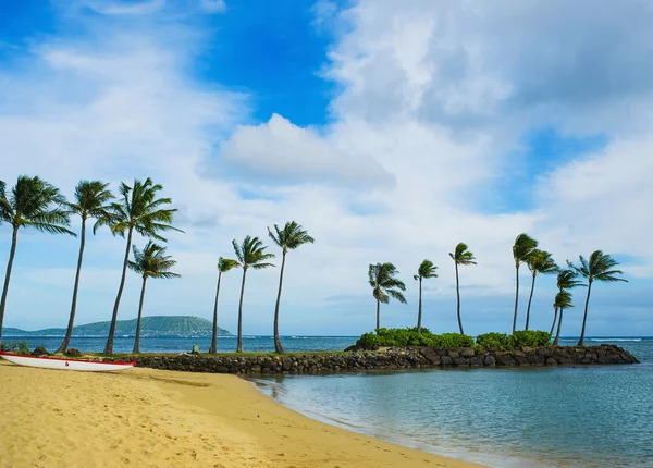 Kahala Resort Beach megtekintése — Stock Fotó