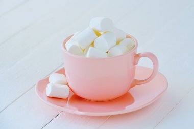 Pembe Kupası beyaz marshmallow tam
