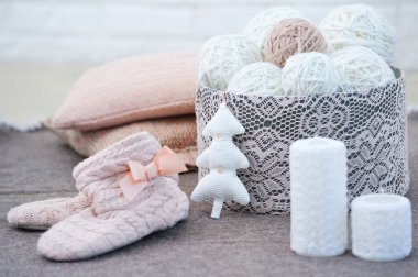 Örme el yapımı dekorasyon