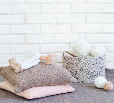 Örgü el işi ev süsleri