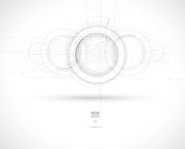 Fondo de negocio de nueva tecnología — Archivo Imágenes Vectoriales
