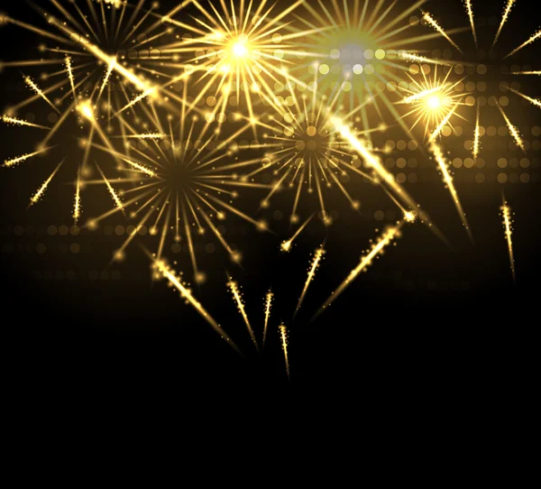 Pozdrawiać celebracja fajerwerki — Wektor stockowy