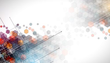 Yeni gelecek teknoloji kavramı arka plan