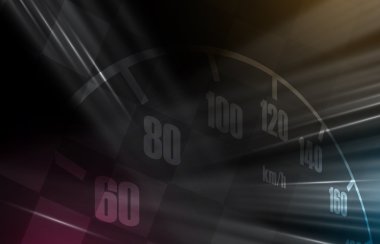 Kare arka plan yarış, vektör çizim soyutlama olarak grandprix yarışı
