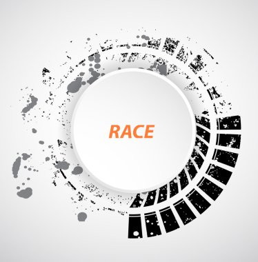 Kare arka plan yarış, illüstrasyon soyutlama yarışta vektör