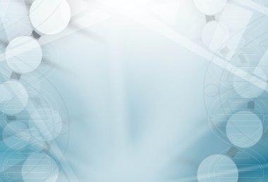 DNA ve tıbbi ve teknoloji arka plan. fütüristik molekül yapısı sunum