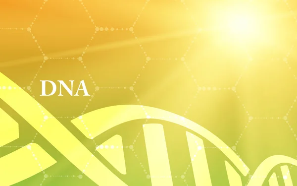 ADN y antecedentes médicos y tecnológicos. presentación de la estructura molecular futurista. para solución empresarial — Archivo Imágenes Vectoriales