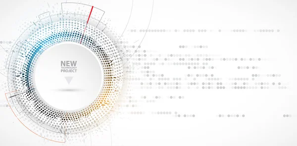 Abstracte internet computer technologie zakelijke oplossing — Stockvector