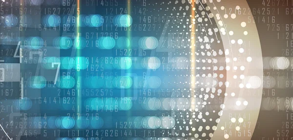 Dijital teknoloji dünya. İş sanal kavramı. Vektör arka plan