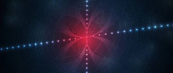 Κβαντική Επεξεργασία Μαθαίνοντας Βαθιά Τεχνητή Νοημοσύνη Μελλοντική Νέα Τεχνολογία Για — Διανυσματικό Αρχείο