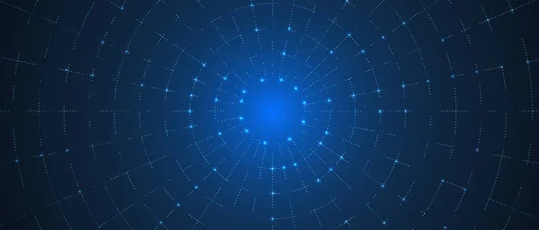 Kuantum Işleme Derin Öğrenme Yapay Zekası Şletme Veya Bilim Sunumu — Stok Vektör