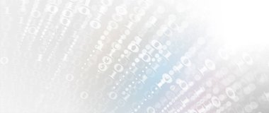 Kuantum işleme. Derin öğrenme yapay zekası. İşletme veya bilim sunumu için gelecekteki yeni teknoloji. Vektör arkaplanı