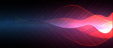 Kuantum işleme. Derin öğrenme yapay zekası. İşletme veya bilim sunumu için gelecekteki yeni teknoloji. Vektör arkaplanı