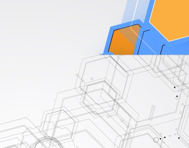 soyut yapı devre bilgisayar küp teknoloji iş bac