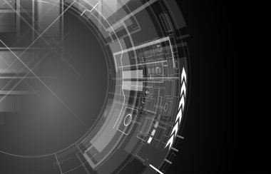 soyut yapı devre bilgisayar küp teknoloji iş bac