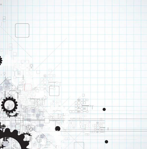 Soyut teknoloji arka plan iş & geliştirme — Stok Vektör
