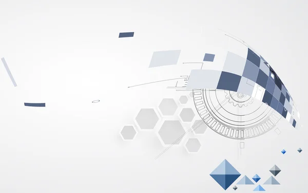 抽象的な技術背景ビジネス ・開発の方向 — ストックベクタ