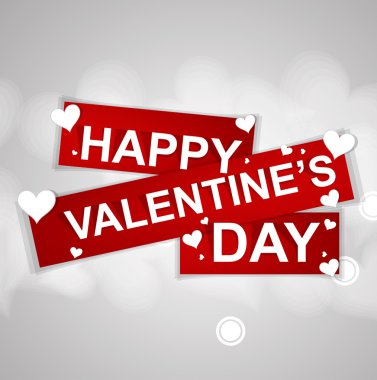 Sevgililer günün kutlu olsun kış arka plan. kart vektör çizim