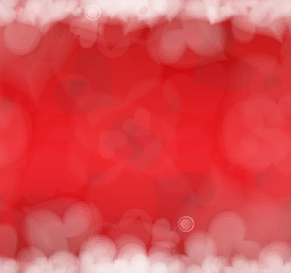 Valentines heureux fond d'hiver jour. illustration vectorielle de carte — Image vectorielle