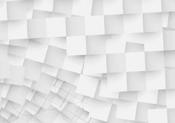 Svart och vitt abstrakt geometrisk bakgrund för design — Stock vektor