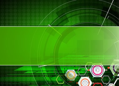 yüksek teknoloji eko yeşil Infinity bilgisayar teknoloji kavramı backgro