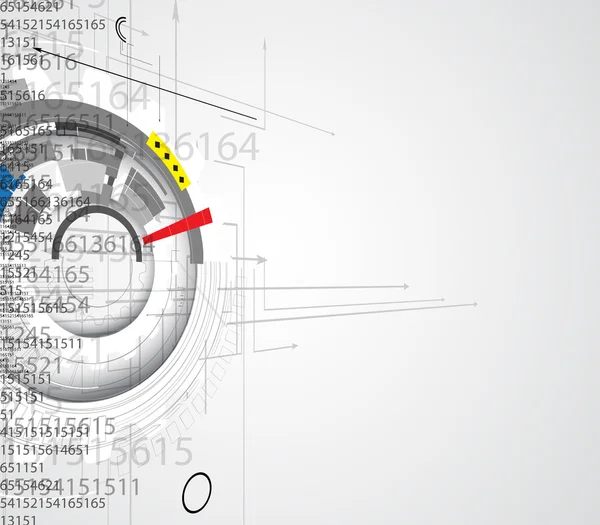 Abstracte technische achtergrond Business & ontwikkeling richting — Stockvector