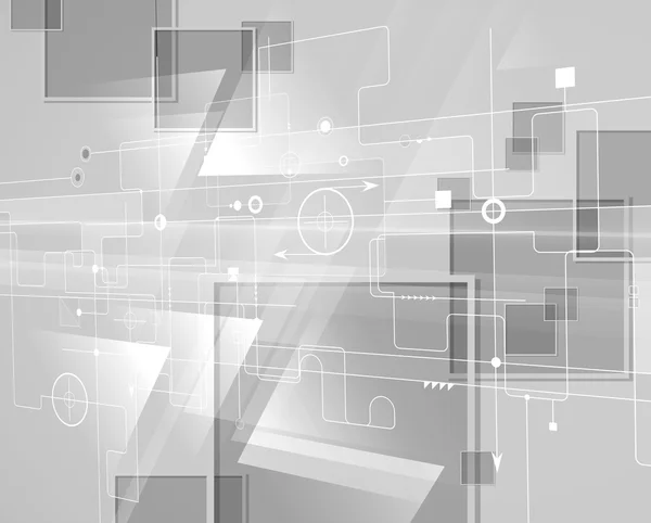 Tecnología abstracta fondo Negocios & dirección de desarrollo — Archivo Imágenes Vectoriales