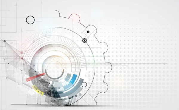 Tecnología abstracta fondo Negocios & dirección de desarrollo — Archivo Imágenes Vectoriales