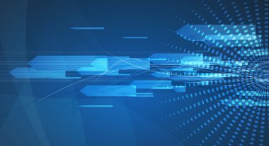 Yeni gelecek teknoloji kavramı arka plan