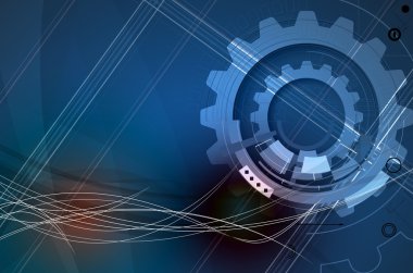 Yeni gelecek teknoloji kavramı arka plan