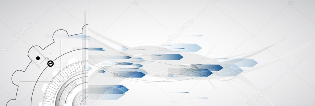 New future technology concept abstract background